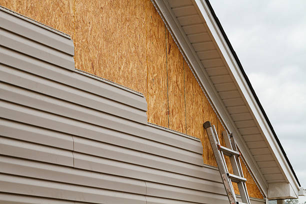 Professional Storm Damage Siding Repair technician working in Kannapolis, NC